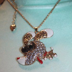 Nwtag: Big Headed & floppy Ears dog Necklace